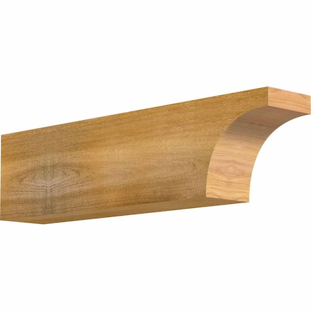 Ekena Millwork Huntington Rough Sawn Rafter Tail, Western Red Cedar, 4"W x 6"H x 24"L RFT04X06X24HUN00RWR